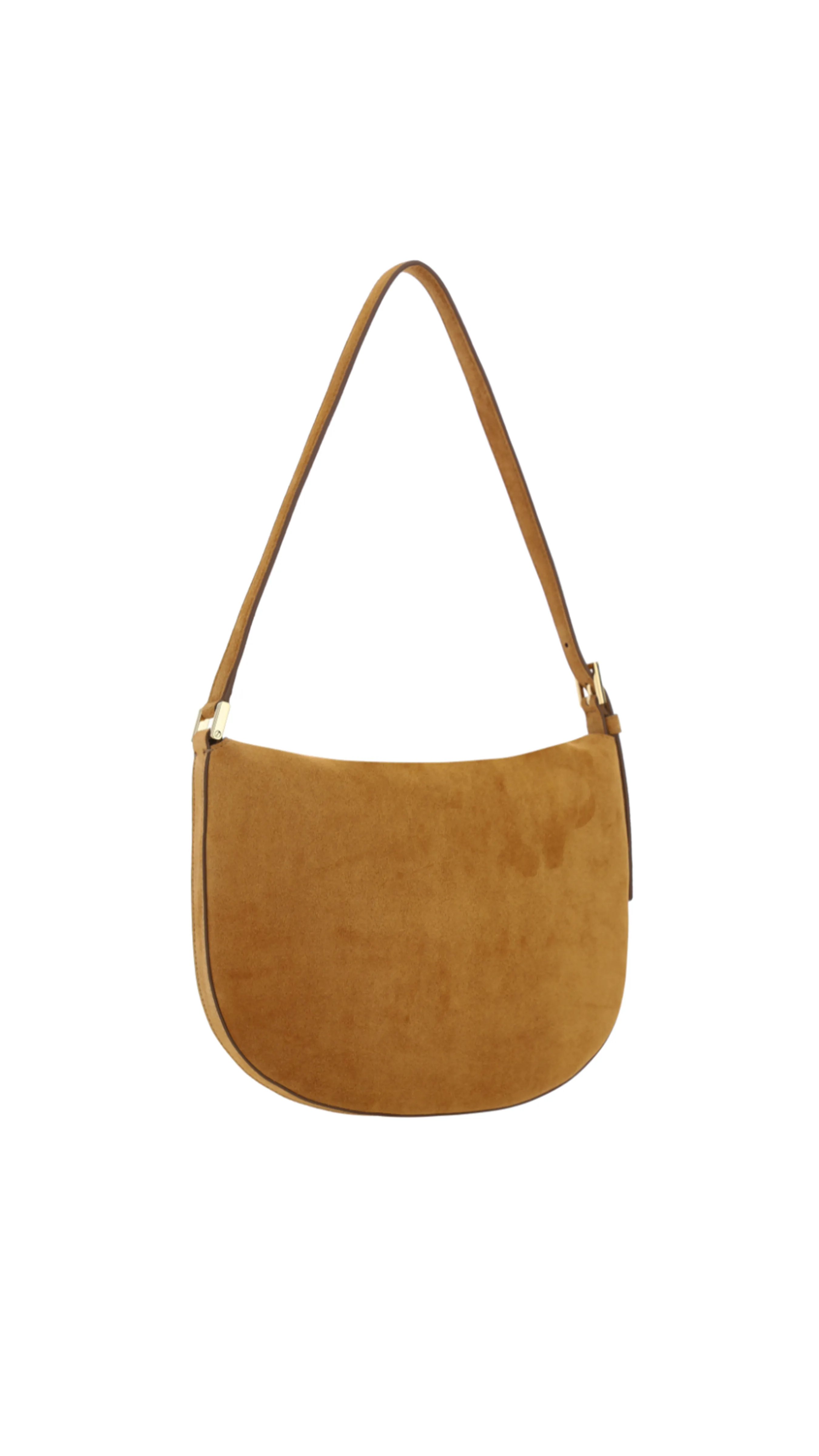 Small Tondo Hobo Suede Saddle