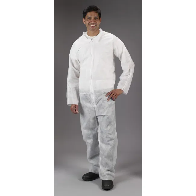 Standard Polypropylene Coveralls Standard Wrists and Ankles (25 per case) ~ Size 2X