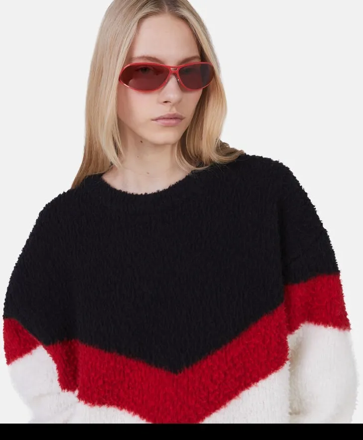 Casual Wool Rib Crew Neck Long Sleeves by Stella McCartney