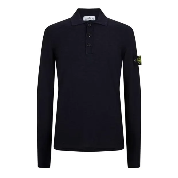 Outlet Polos with Plain Logo Wool Street Style by STONE ISLAND