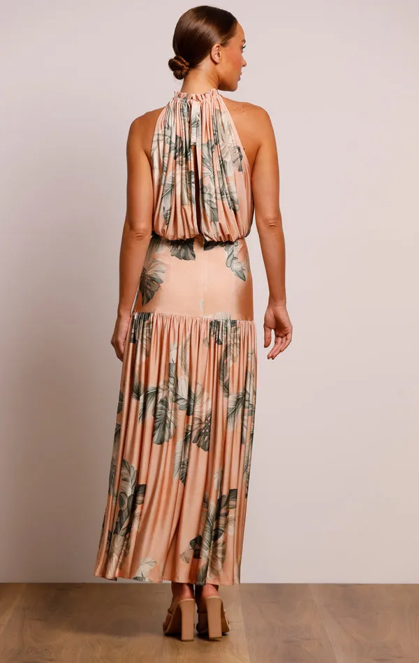 Earth Solstice High Midi Dress by PASDUCHAS