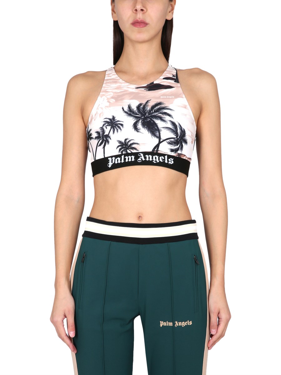 PALM ANGELS Sunset Palm Athletic Top