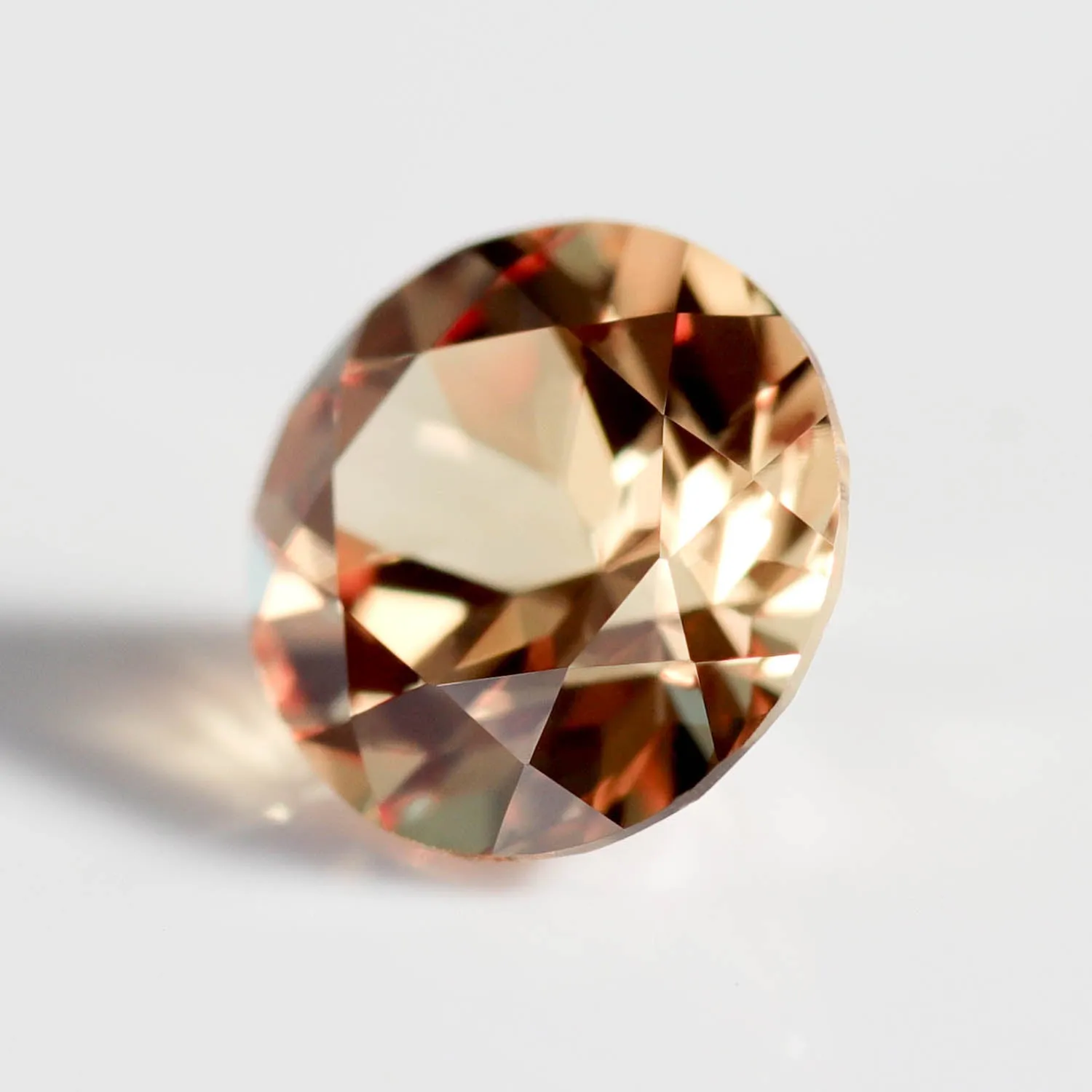 Orange Sapphire-grown in Laboratory