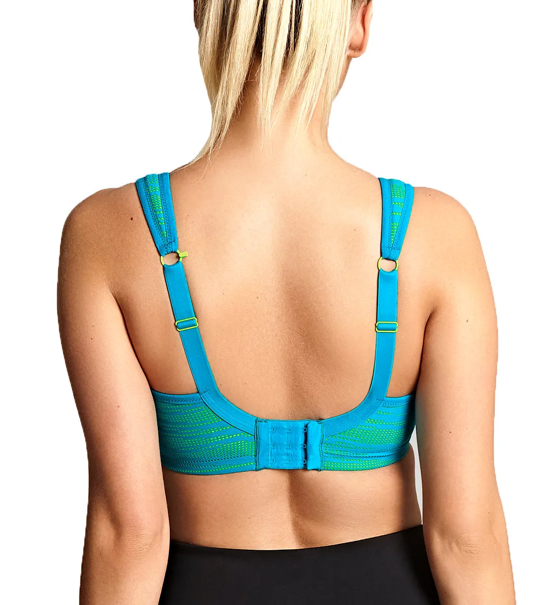 Panache Teal Lime Power Sports Bra