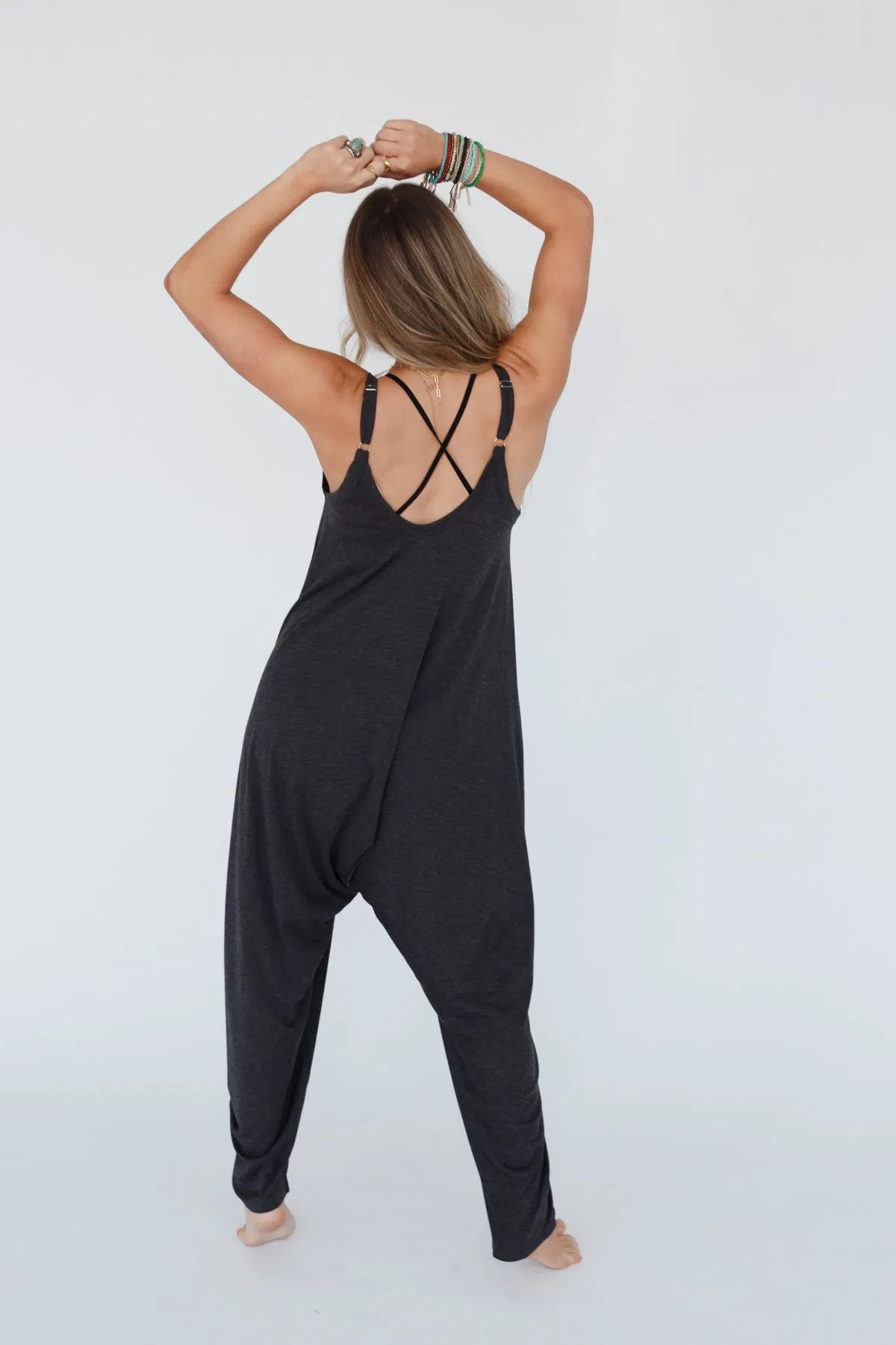 Charcoal Harem Jumpsuit