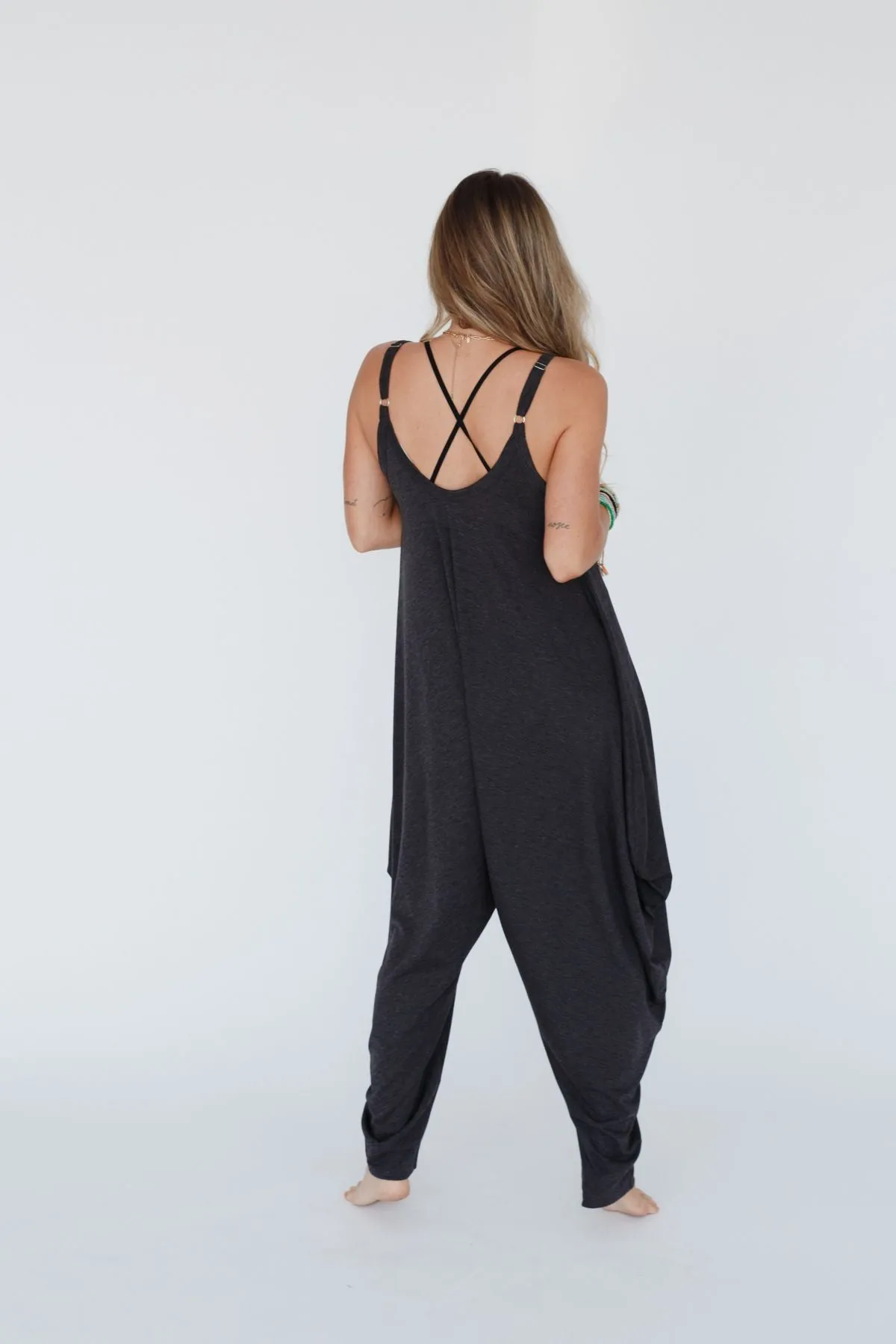 Charcoal Harem Jumpsuit