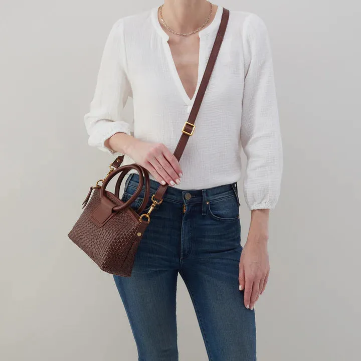 Top Zip Crossbody-Pecan Sheila Hobo Bags