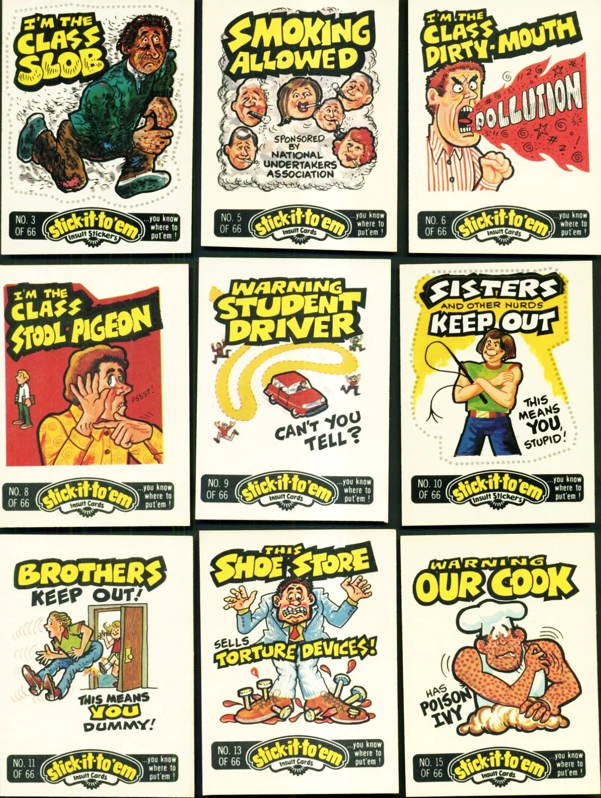 Trading Card Sticker Pack