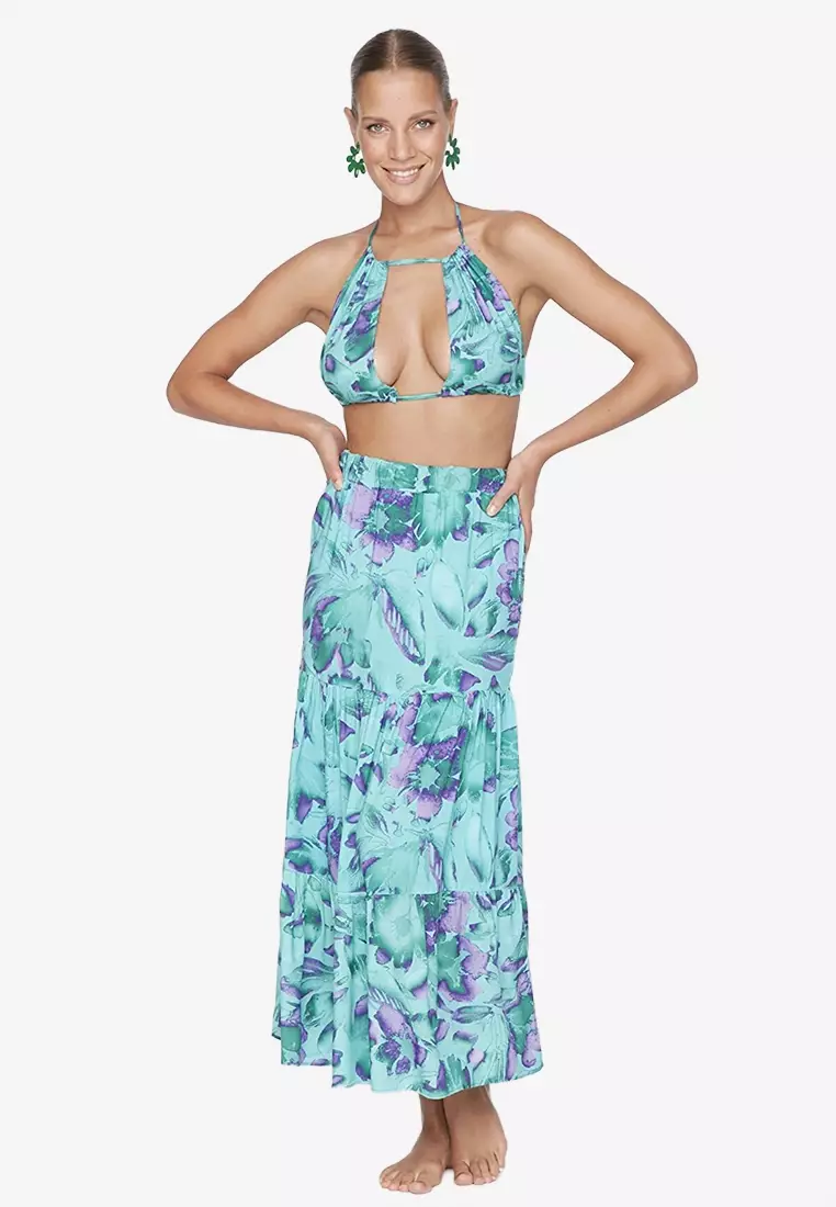 Trendyol Ruched Top & Bottom Set