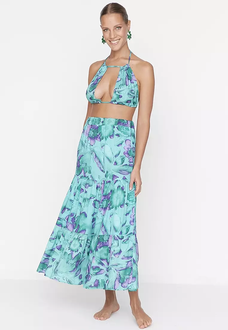 Trendyol Ruched Top & Bottom Set