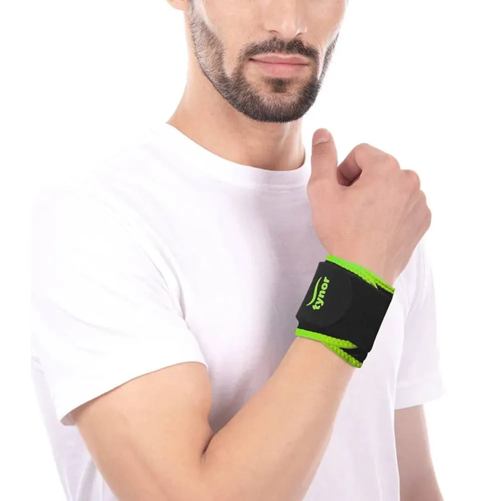 Neo Wrist Wrap Support in Green