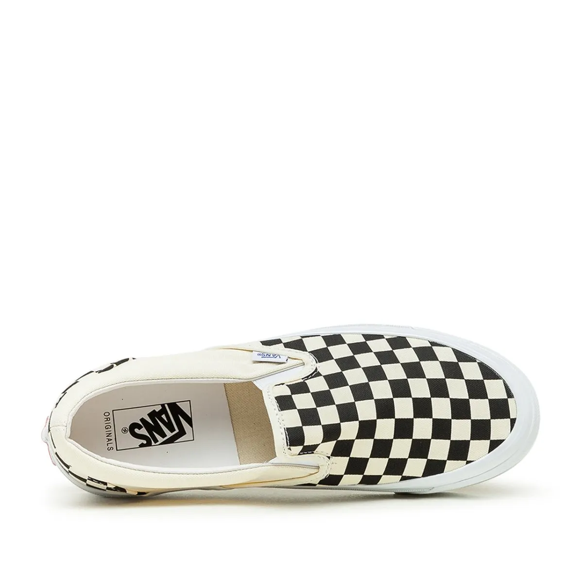 Vans Vault UA OG Slip-On LX in Black and White