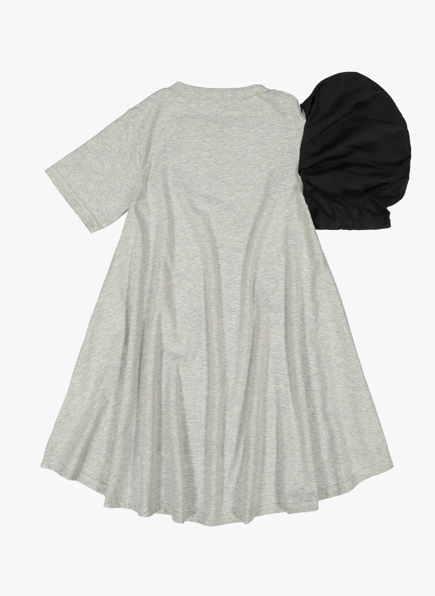 Grey Vierra Rose Aerin One Side Woven Puff Sleeve Dress