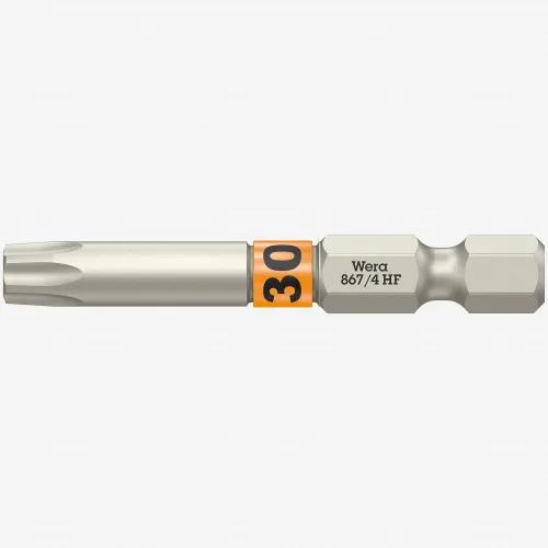 Wera 060510 Torx HF Bit, T30 x 50mm