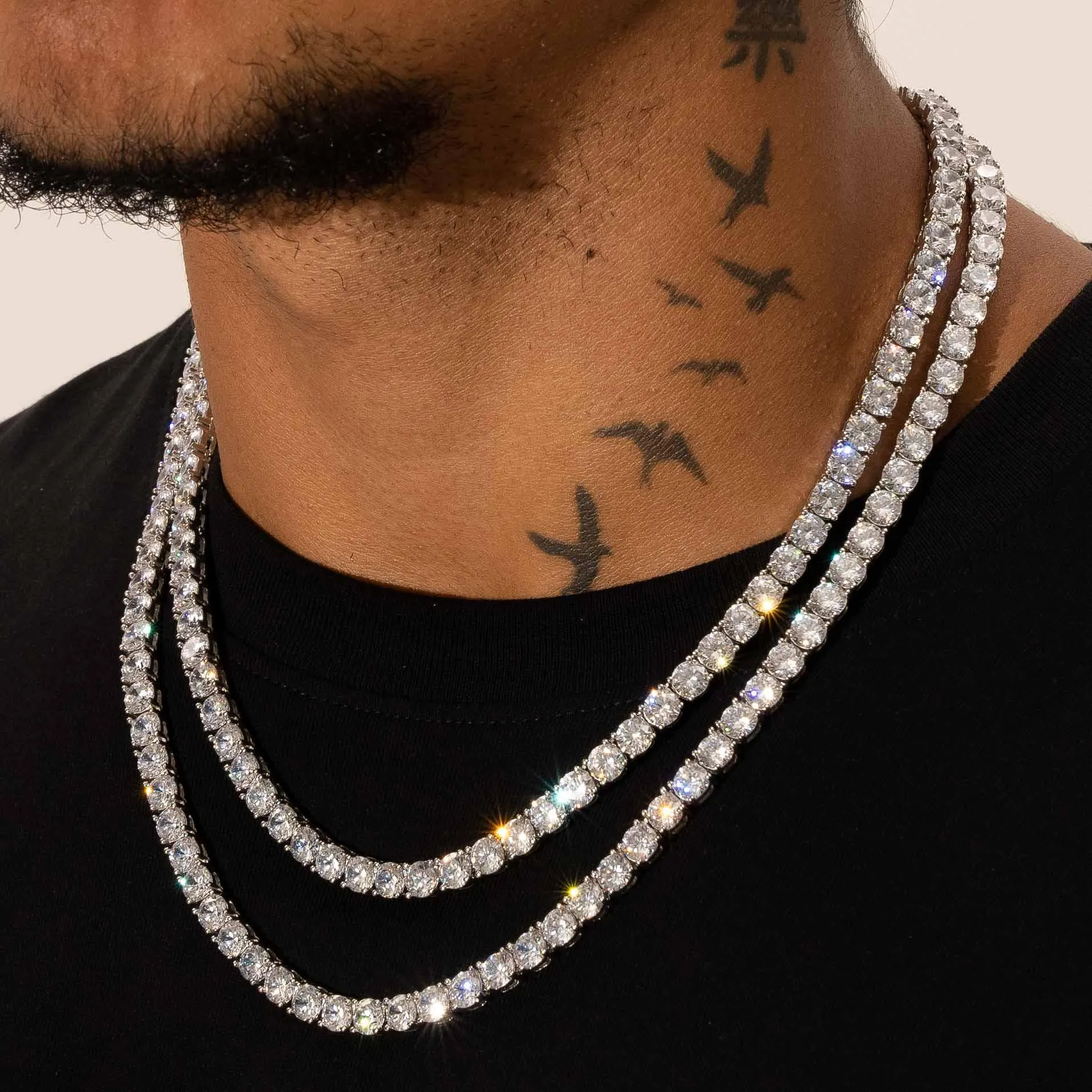 White Gold 6mm Tennis Chain