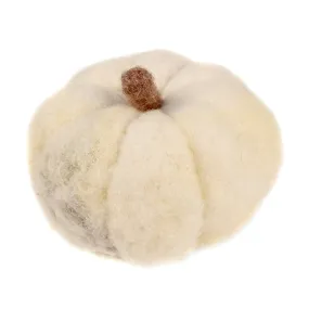 Hand-Felted Pumpkin White Midos Tail