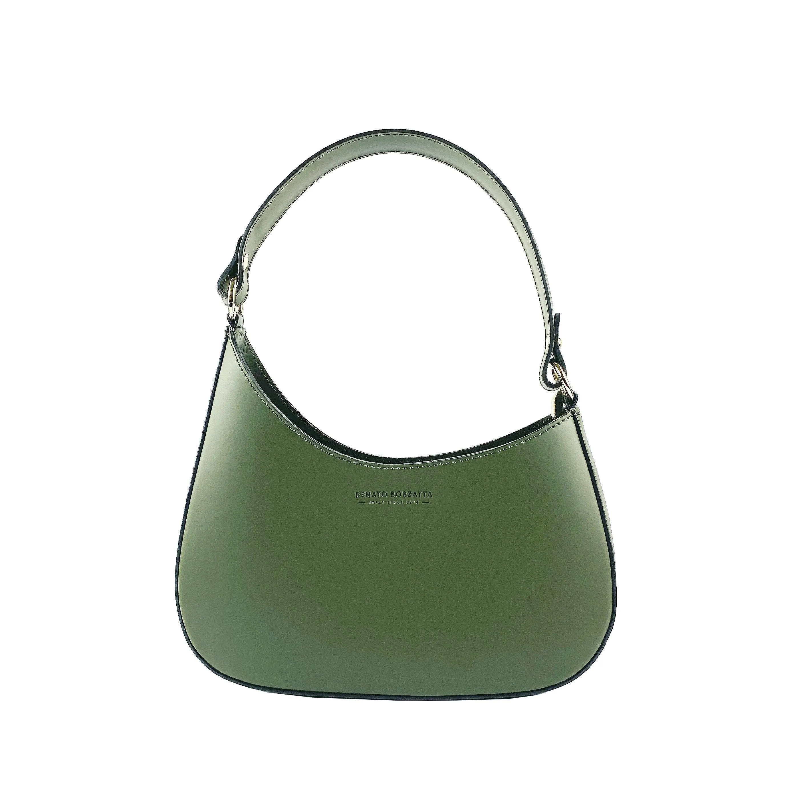 RB1013E | Women's Genuine Leather Hobo Bag | 28 x 25 x 6 cm