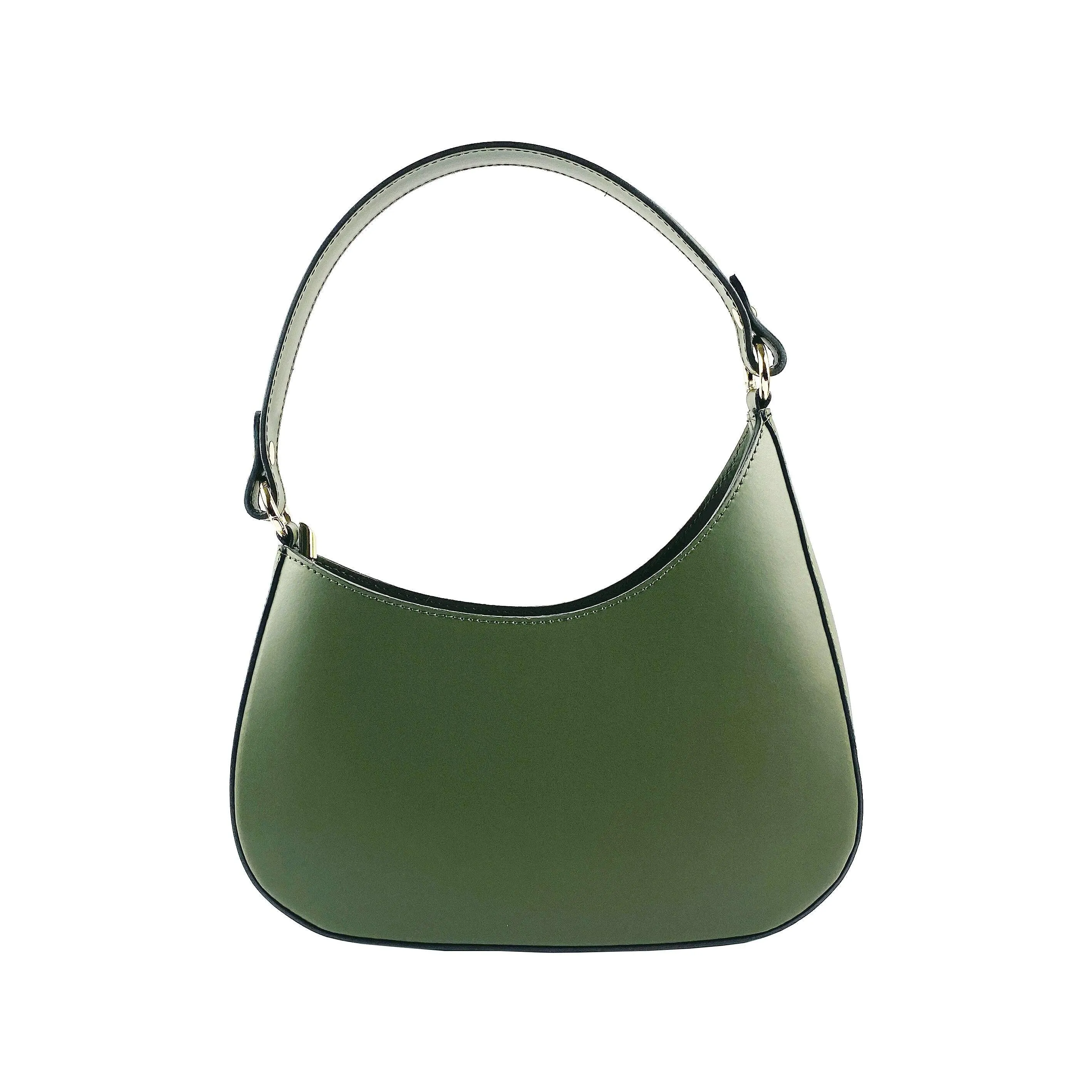 RB1013E | Women's Genuine Leather Hobo Bag | 28 x 25 x 6 cm