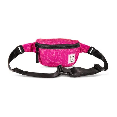 Womens Adjustable Straps Fanny Pack with Petal Design