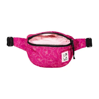 Womens Adjustable Straps Fanny Pack with Petal Design