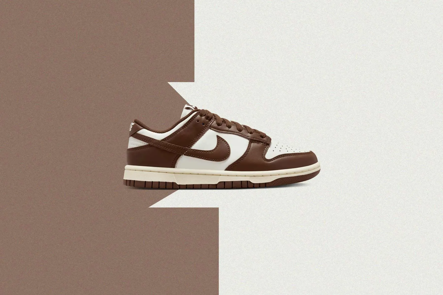 Women's Dunk Low Sneakers in Cacao Wow Colorway