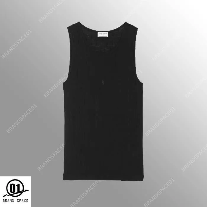 Plain Wool Crew Neck Tank by Saint Laurent