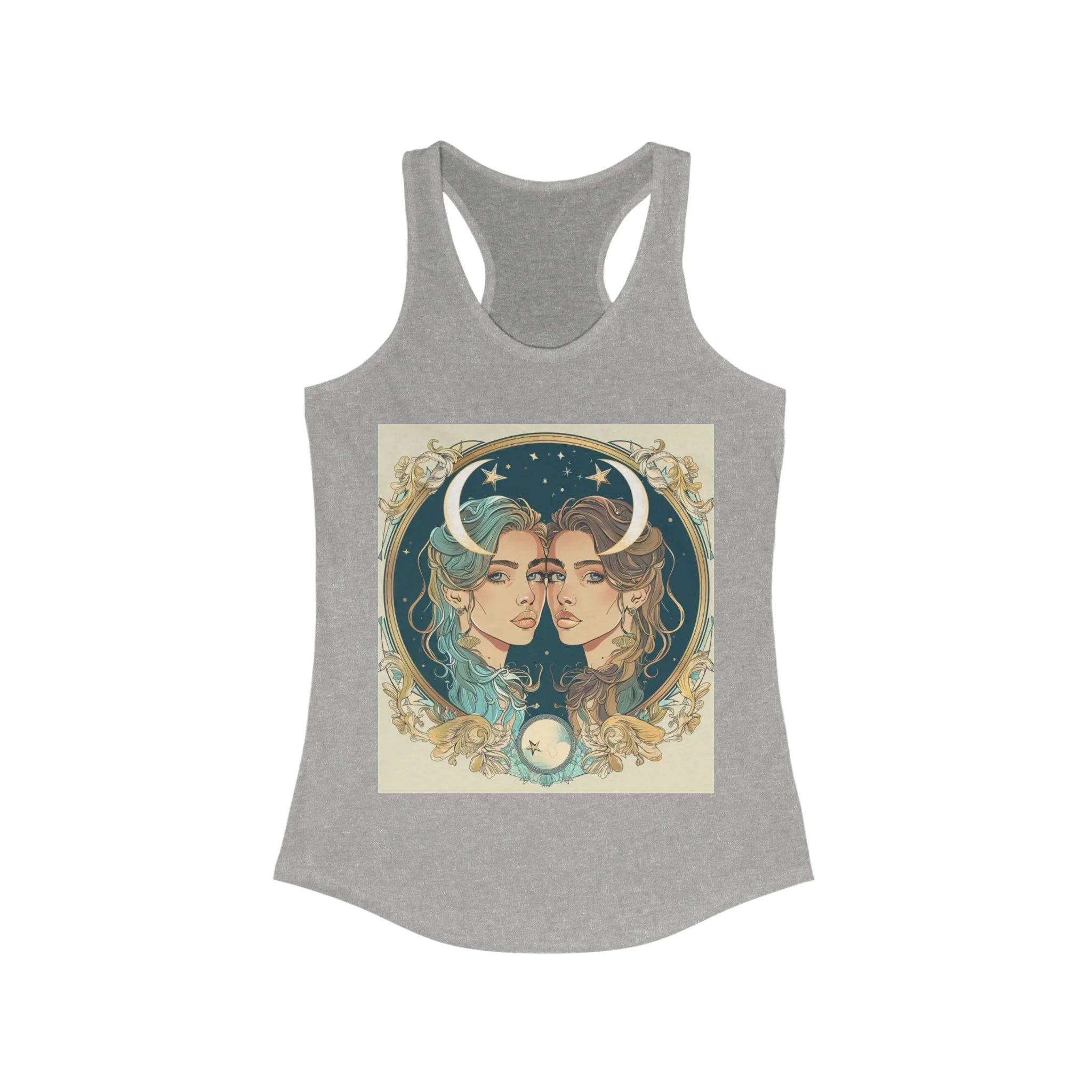 Gemini zodiac Women's Racerback Tank